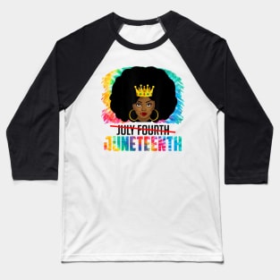 Juneteenth Freedom Day African American June 19th 1865 Baseball T-Shirt